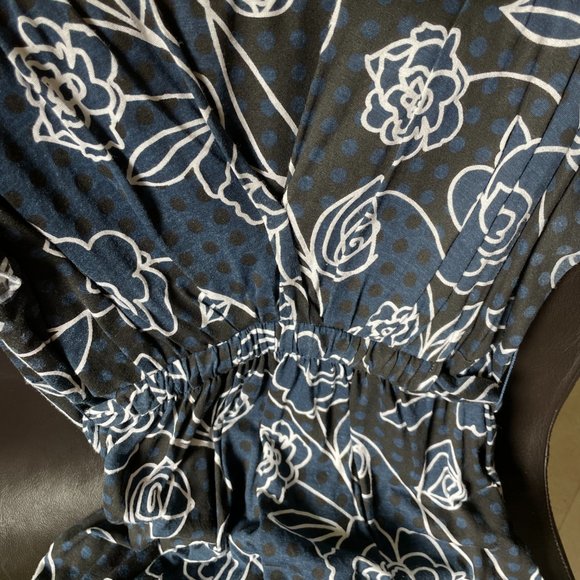 Gorgeous Empire Waist Tie Back floral tunic top for Women - Large - Picture 7 of 7